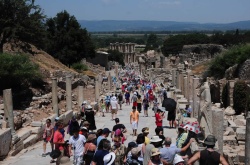 Curetes Street view from top