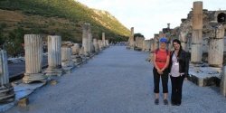 Exploring Ephesus ruins