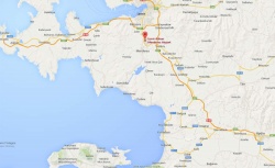 Izmir Airport location map