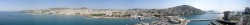 Vista panorámica del puerto de Kusadasi en Éfeso desde un crucero