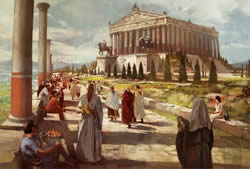 Modelo do Templo de Ártemis